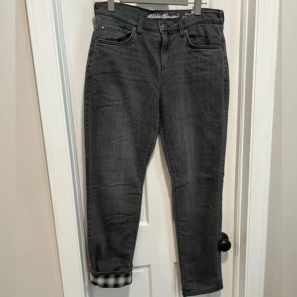 Eddie Bauer lined jeans - Picture 2 of 9